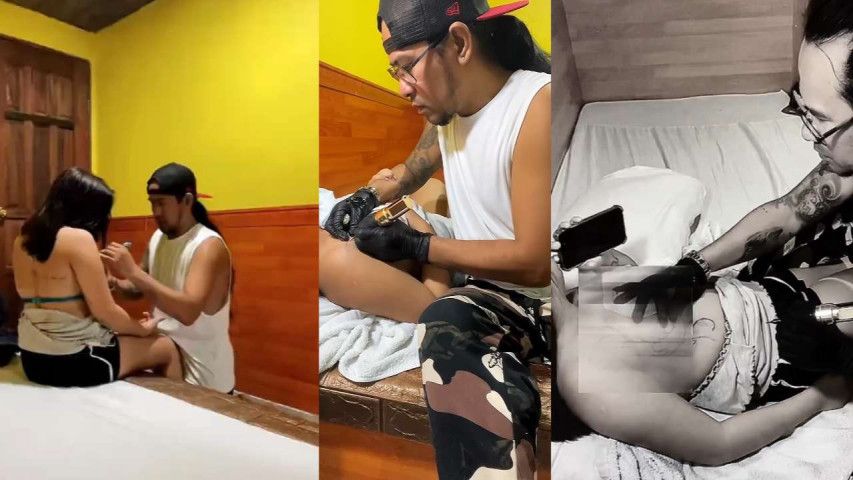 Hindi Nakapagpigil si Joaqin Pinisil Ang Utong